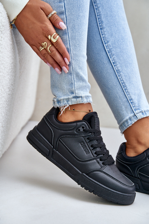 Dámske Tenisky Big Star OO274A551 Hi-Poly System Čierne