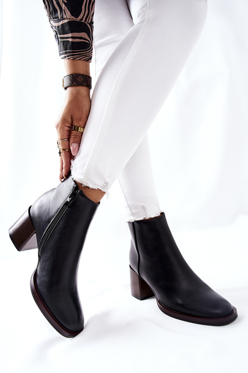 Sergio Leone kotníkové boty BT545 Cerne