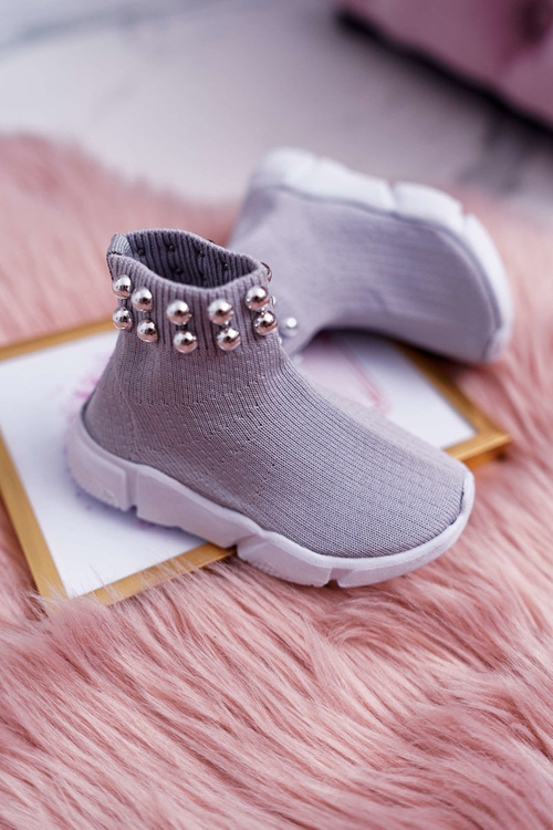 Dětská Obuv Sportovní Slip On Šedé Verone