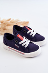 Detské nízke tenisky Veľká hviezda JJ374173 Navy Blue