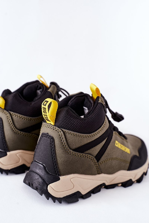 Veľká hviezda GG374047 Khaki Detské turistické topánky