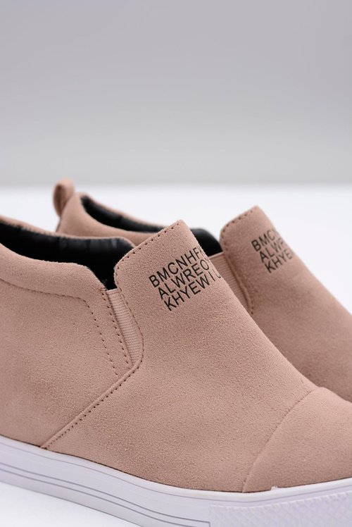 Dámske tenisky na sketers lu boo skĺzli béžovú kaori