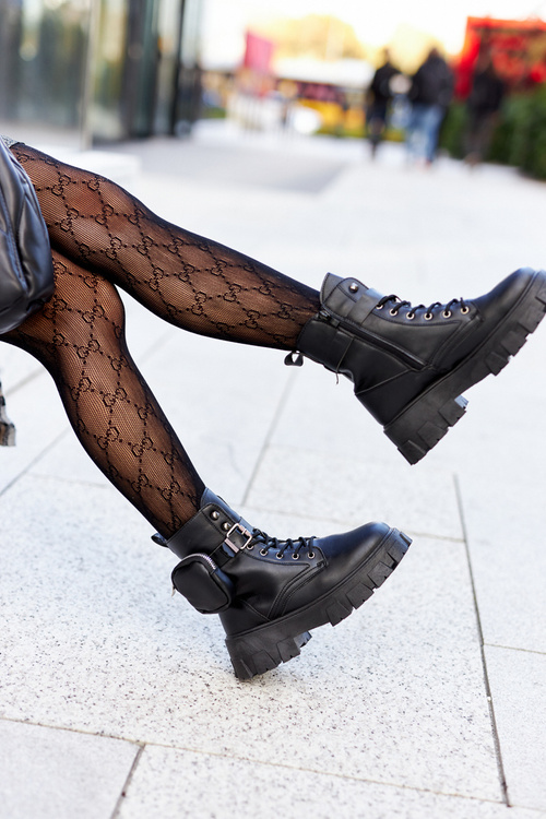 Dělnické Boty S Pouzdrem Černé Olenisse