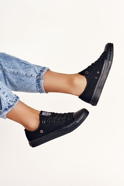 Dámské Klasické Nízké Tenisky BIG STAR AA274009 černé