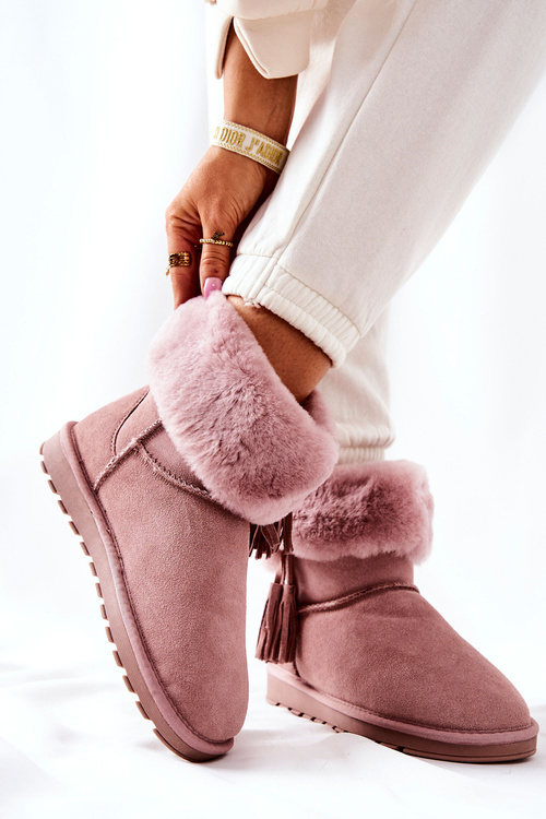 Izolované snehové topánky ružová Sorella