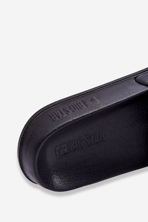 Pánska klasická veľká hviezda LL174457 Black Flip -flops