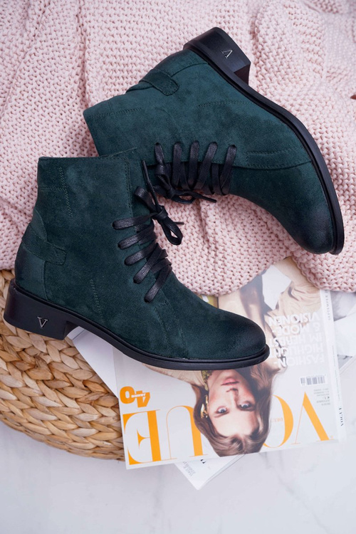 Ženské ploché podpätky Dámske podpätky zelené teref