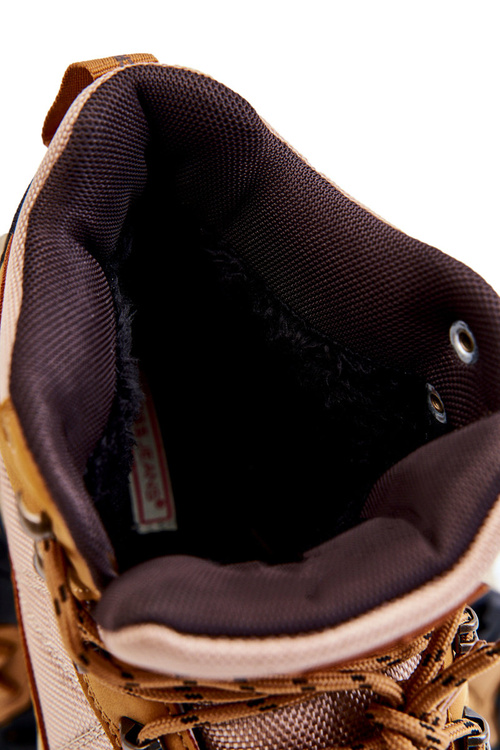 Pánské zateplené trekové boty Cross Jeans KK1R4020C velbloud