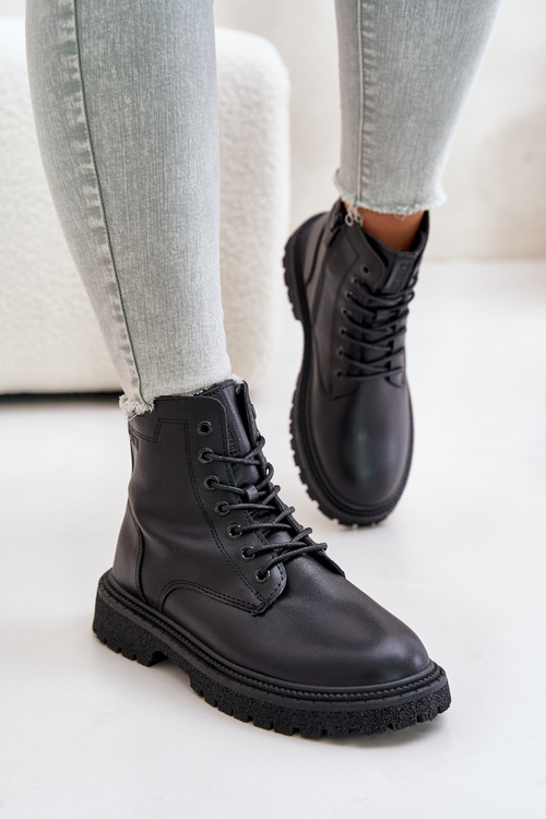 Zateplené Boty Pracovné Dámske OO274A126 Čierne