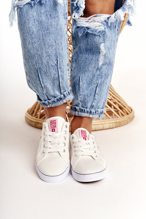 Dámské Tenisky BIG STAR DD274892 Bílá-červená