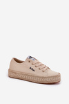 Dámske Tenisky S Pletením Lee Cooper LCW-25-44-3215 Béžové