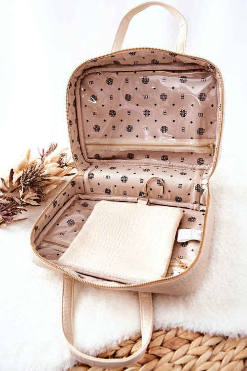 Velká kosmetická taška Monnari CSM0080-M00 Krém