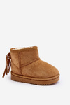 Dětské izolované Botky Sněžáky se šňůrkami Camel Mikyla