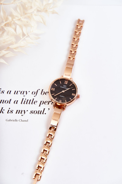 Sledujte náramok Giorgio a Dario s čiernym štítom ružovým zlatom