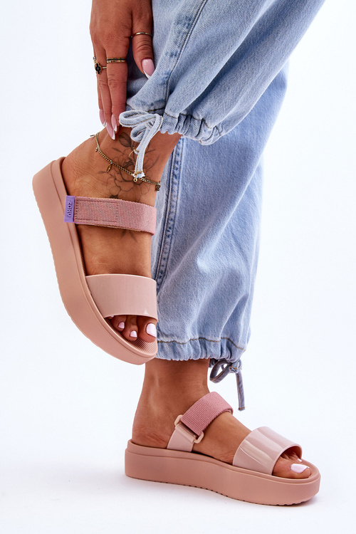 Suchý suchý flip flops Zaxy HH285284 nahý