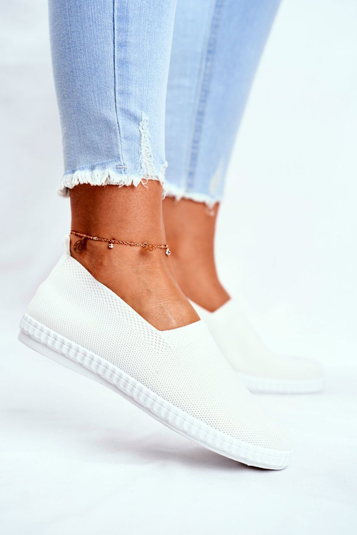 Dámské Tenisky Slip-on Bílé Grigio