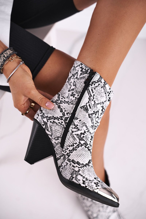 Dámské Boty Kovovou špičkou Snake Eternally