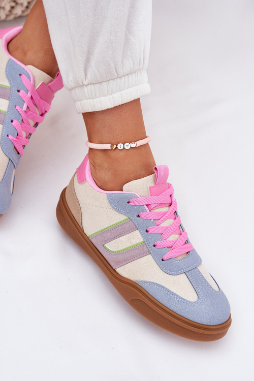 Dámské Tenisky Z Eko Semiše Multikolor Satylies