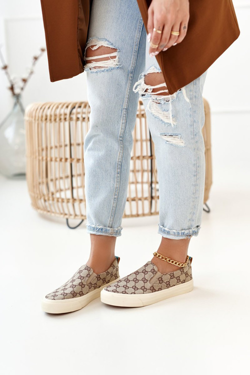 Dámské Tenisky Slip-On Khaki Challenge