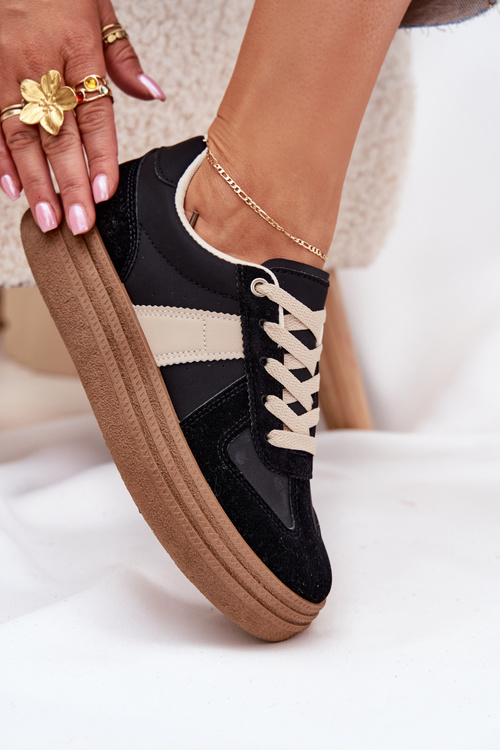 Dámské Tenisky Na Platformě Černé Dovina