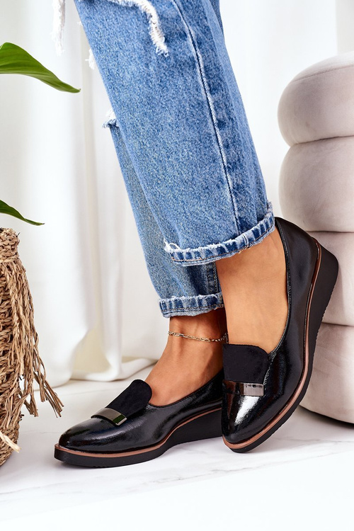 Elegantní Klínové Polobotky POTOCKI 12032 černé