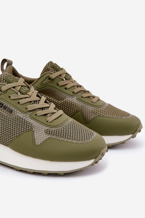Pánské Sneakersy Na Platformě Big Star RR174360 Hi-Poly System Khaki