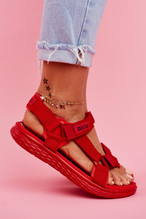Dámske sandále veľká hviezda ff274a602 červená