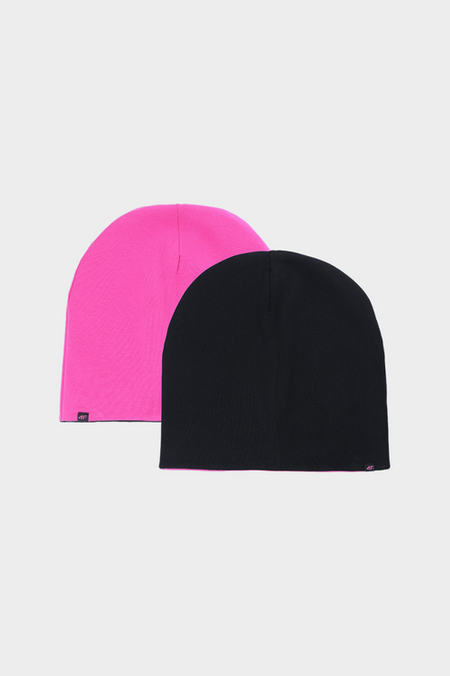 Oboustranná dětská čepice Beanie 4F 4FJWAW24ACAPU449-55S Fuchsie