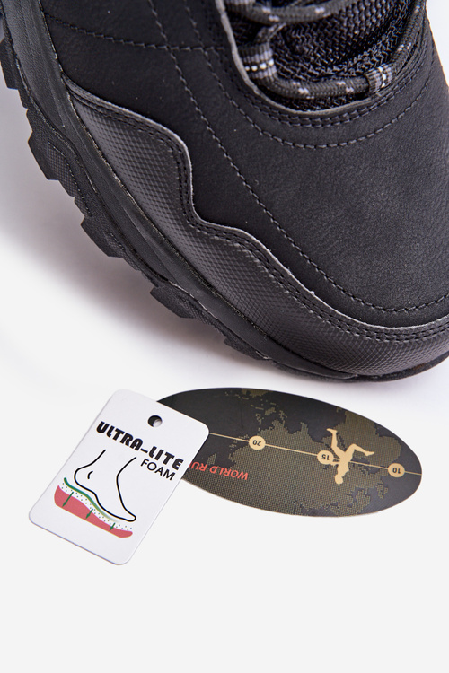 Zateplené Lehká Pánská Trekingová Obuv McBraun Černá