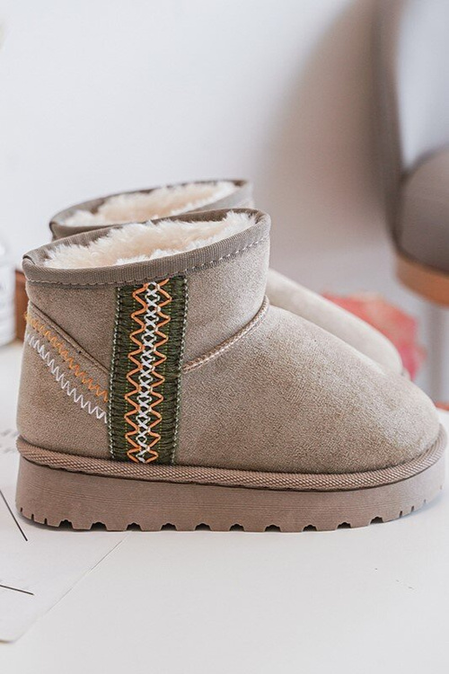 Snehové topánky izolované detská zelená leonora