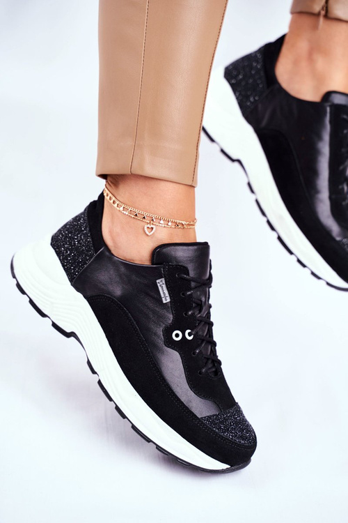 Dámske športové topánky tenisky Maciejka Leather 04845-01