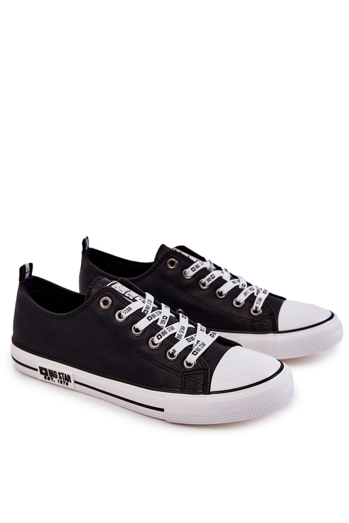 Pánske kožené tenisky Big Star KK174047 čierna