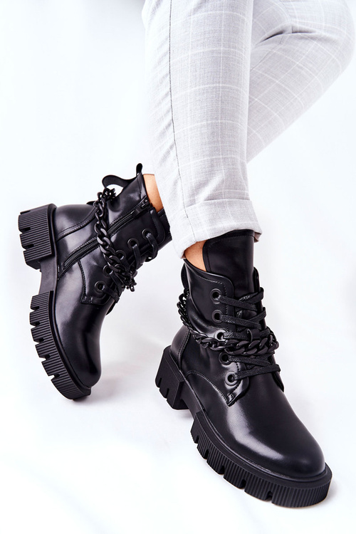 Kotníkové Boty černé Izzy