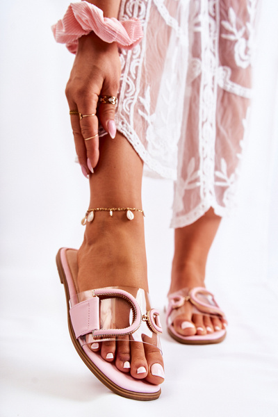 Dámské módní růžové pantofle Marsala