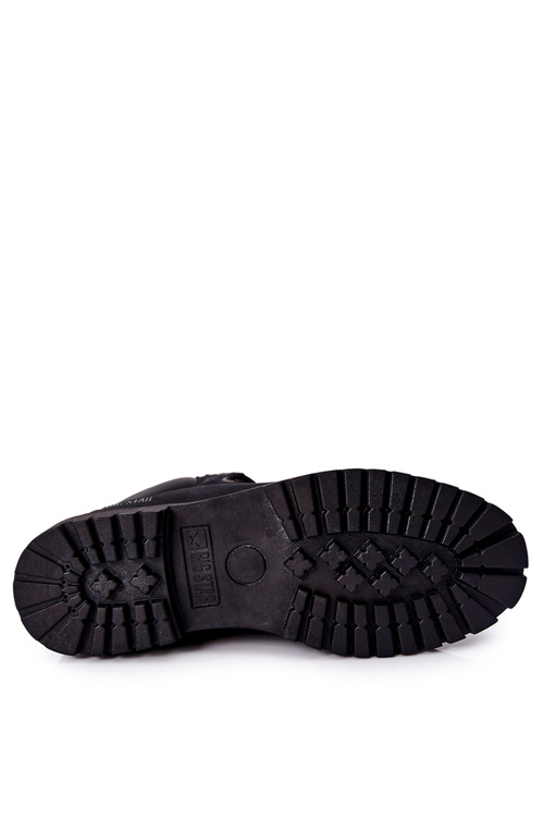 Kožené Boty Trappers Big Star II174263 Černé