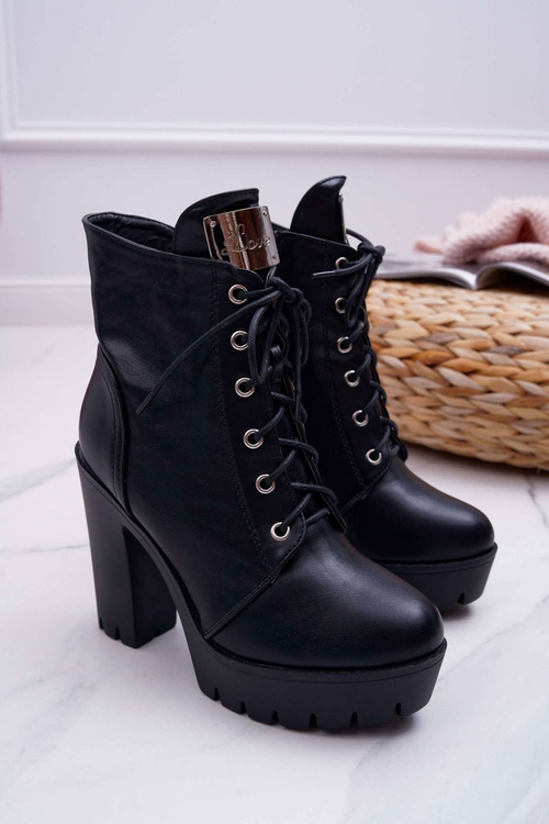 Dámske vysoké topánky, Black Grunge Mino