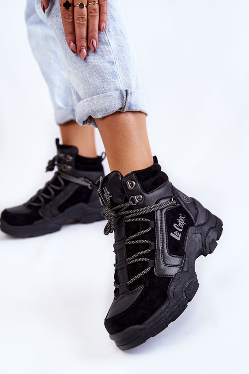 Dámská trekingová obuv Trappers Lee Cooper LCJ-22-31-1441 Černe