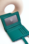 Dámská peněženka z ekokůže zelená Lazara