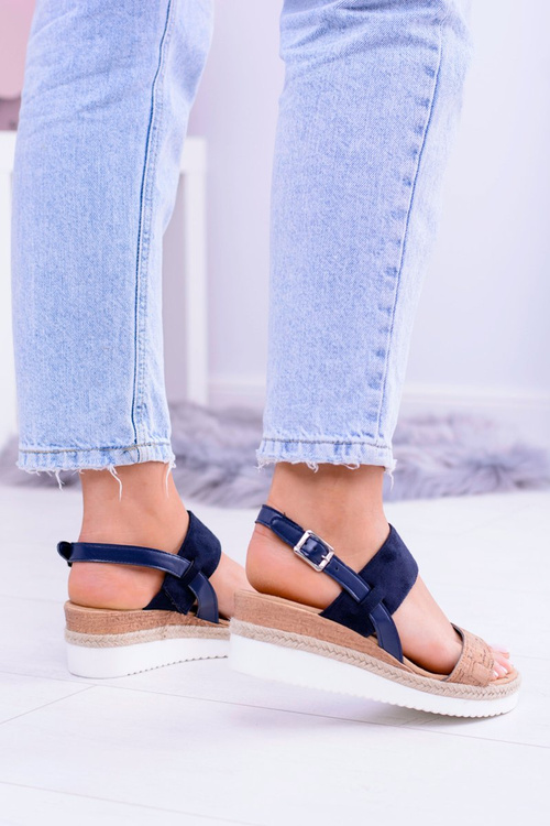 Dámske sandále pre felucci bielizne kliny