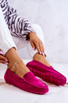 Ženské semišové mokasíry Veľká hviezda JJ274656 Fuksja