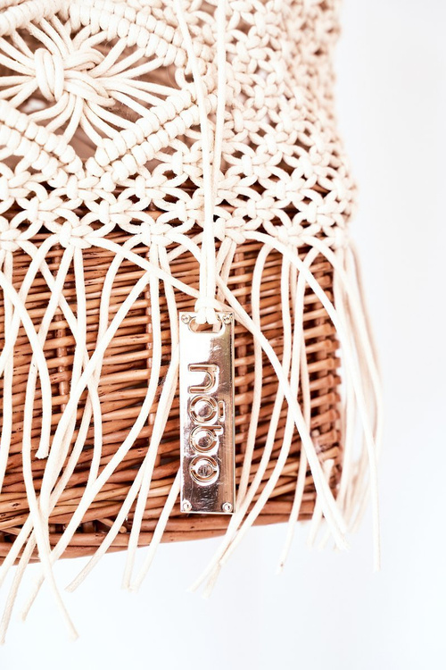 Opletená taška NOBO XK0050 BEIGE BAG