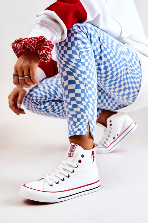 Vysoké Tenisky Big Star JJ274127 Bílý