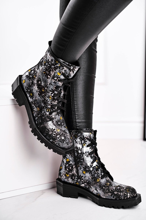 Dámské Kotníkové Boty Kožené Maciejka 04869-38