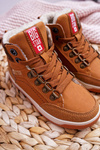 Chlapecká Obuv Tenisky Big Star zateplená Camel EE374085