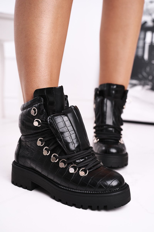 Ploché dámske topánky s čiernym behom