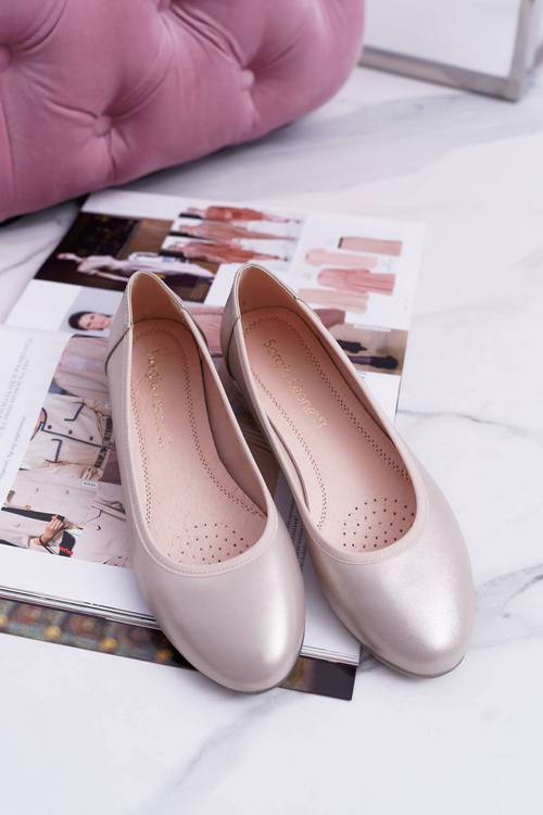 Dámské Baleríny Sergio Leone Zlaté Plex