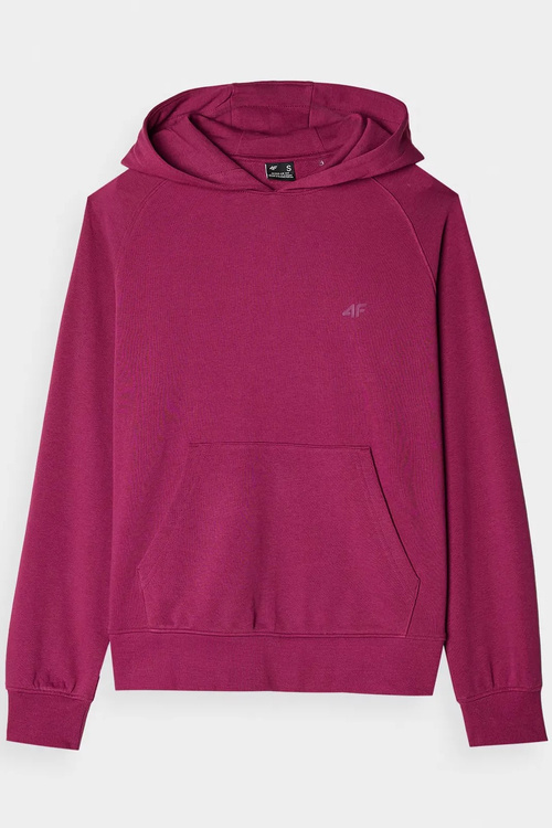 Dámska Mikina S Kapucňou Nezipsovateľná Fialová 4F 4FWMM00TSWSF1468-51S