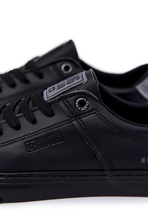 Kožené pánské tenisky Big Star JJ174108 Černá