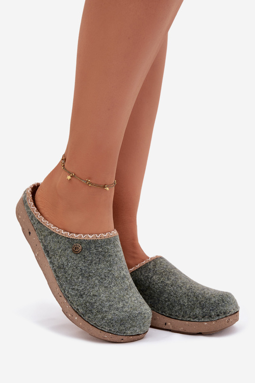 Domáce obutie Dámske papuče Inblu ED000031 Zelená