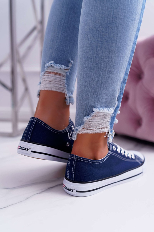 Dámske nízke tenisky Smith's Navy Blue